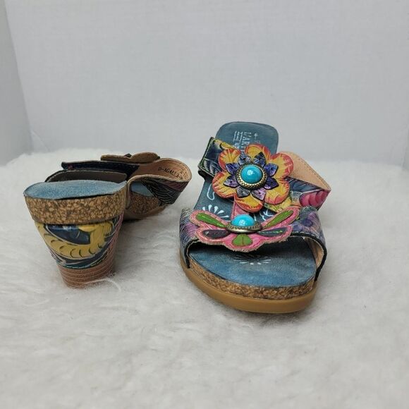 L'Artiste by Spring Step, Rossie  ROSSIE Leather Sandals Shoes Size 7.5 - Picture 3 of 9